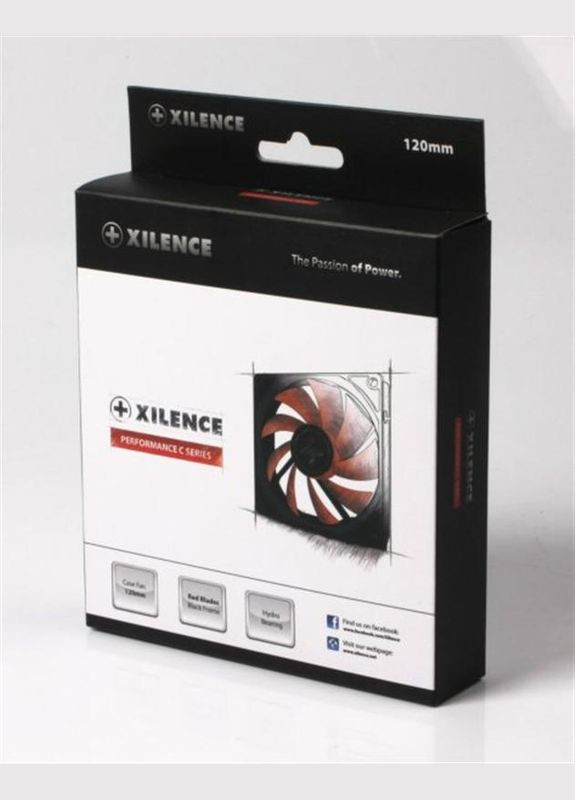 Вентилятор XPF120.R (XF039), 120х120х25мм, 3-pin+4-pin, Black/Red XILENCE (347586267)