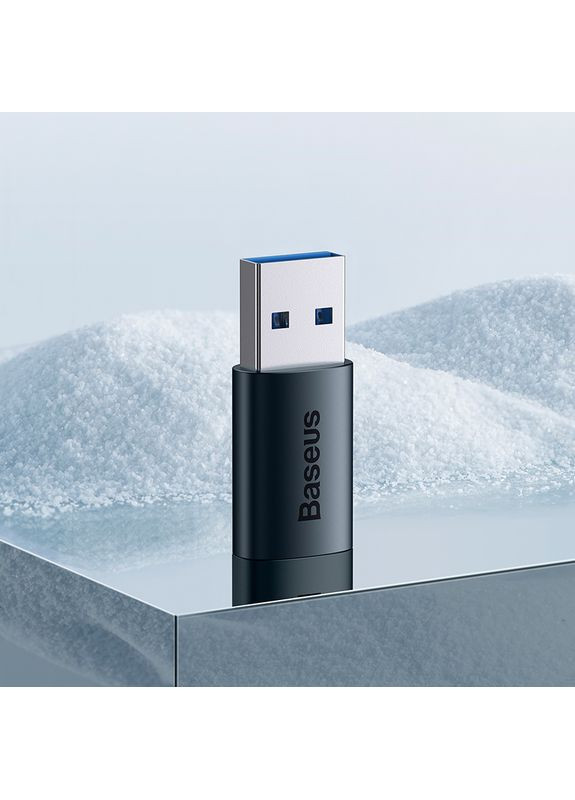 Адаптер Adaptor USB 3.1 to Type-C Blue (ZJJQ000103) Baseus Ingenuity Series Mini OTG (372676906)