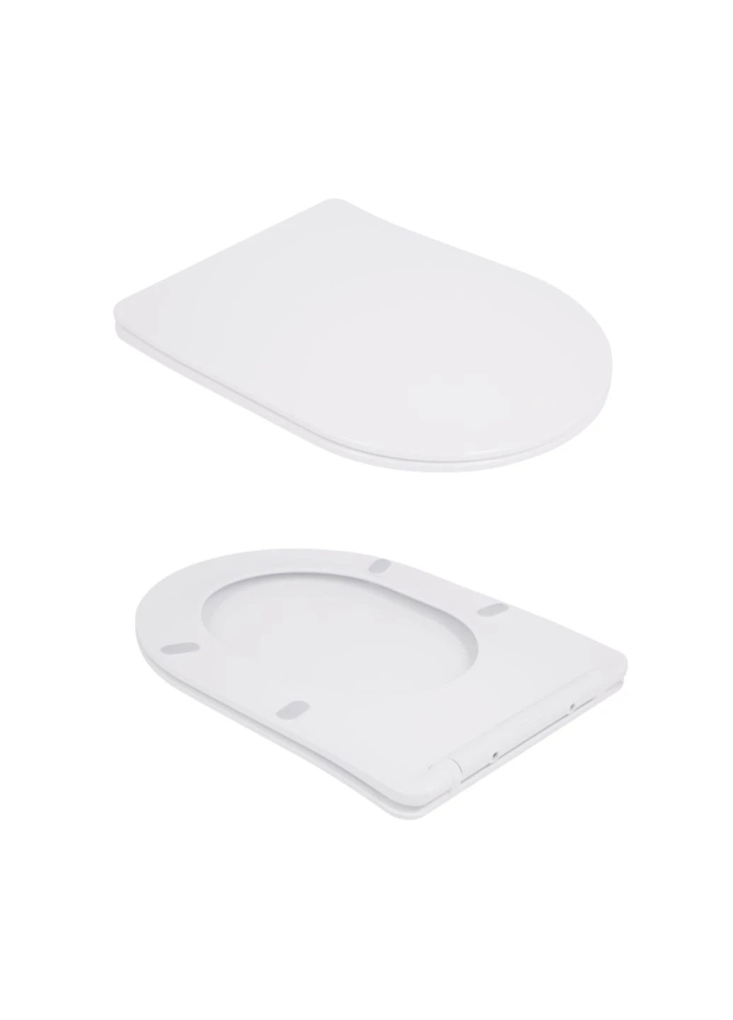 Унитаз напольный Robin New Ultra Quiet безободковый с сиденьем Soft-Close WHITE Qtap QT13226083AW (341326495)