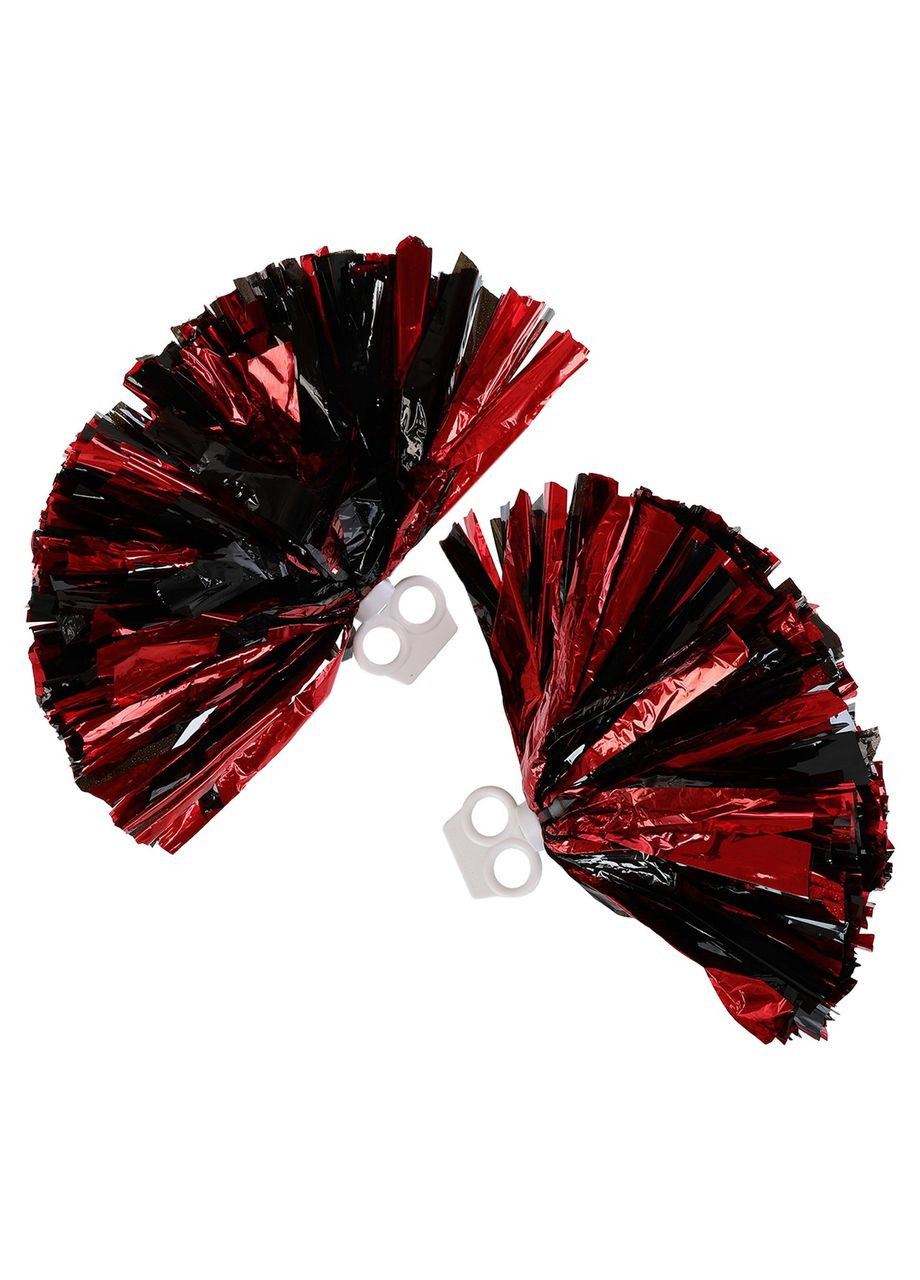 Помпони кулясті Кулі круглі блискучі для чирлідингу і танців із захопленнями-кільцями Pom-Poms C-0839 (глянцеві, 2шт, SP-Sport (370139986)