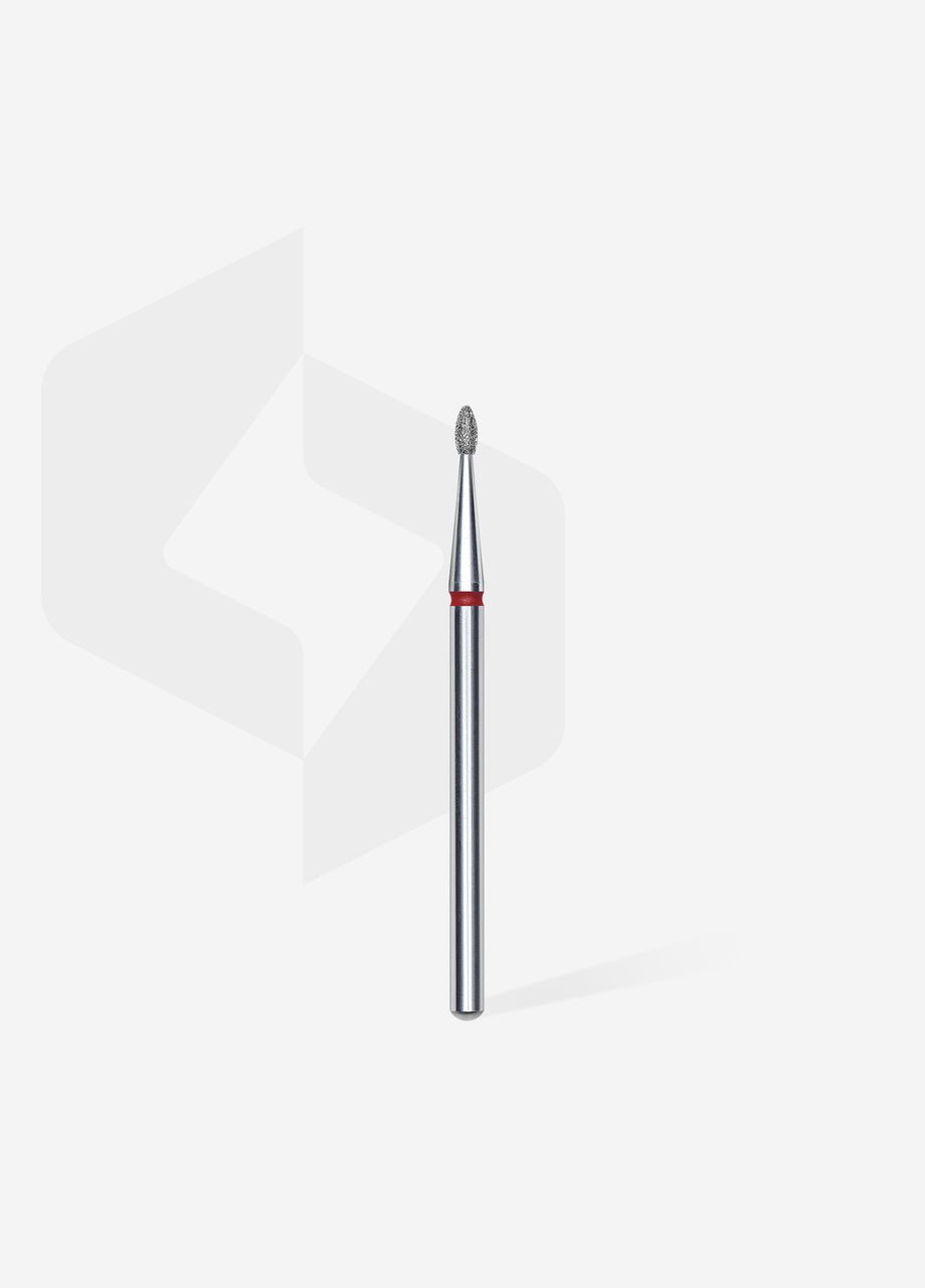 Фреза алмазная staleks pro почка закругленная красная диаметр 1,6 мм/рабочая часть 3,4 мм Stalex (306548018)