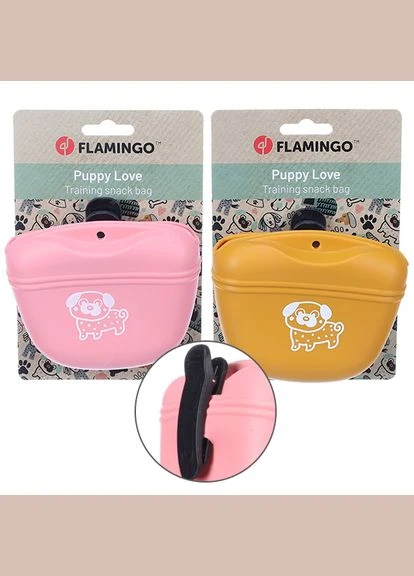 Сумка для ласощів Puppy Twix, в асортименті (5400585286571) Flamingo (380986632)