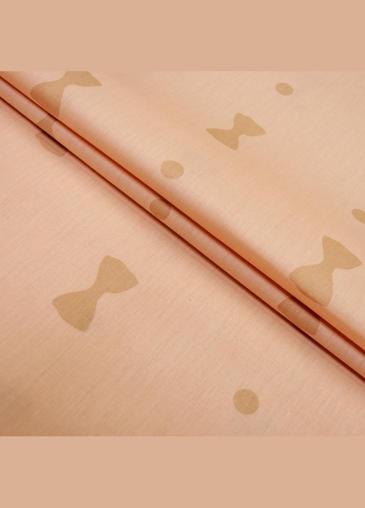 ТКАНИ САТИН S-131B Бантик карамель No Brand (321991820)