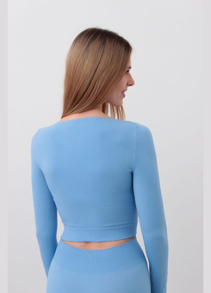 Топ женский бесшовный с длинными рукавами Giulia CROP TOP (296470355)
