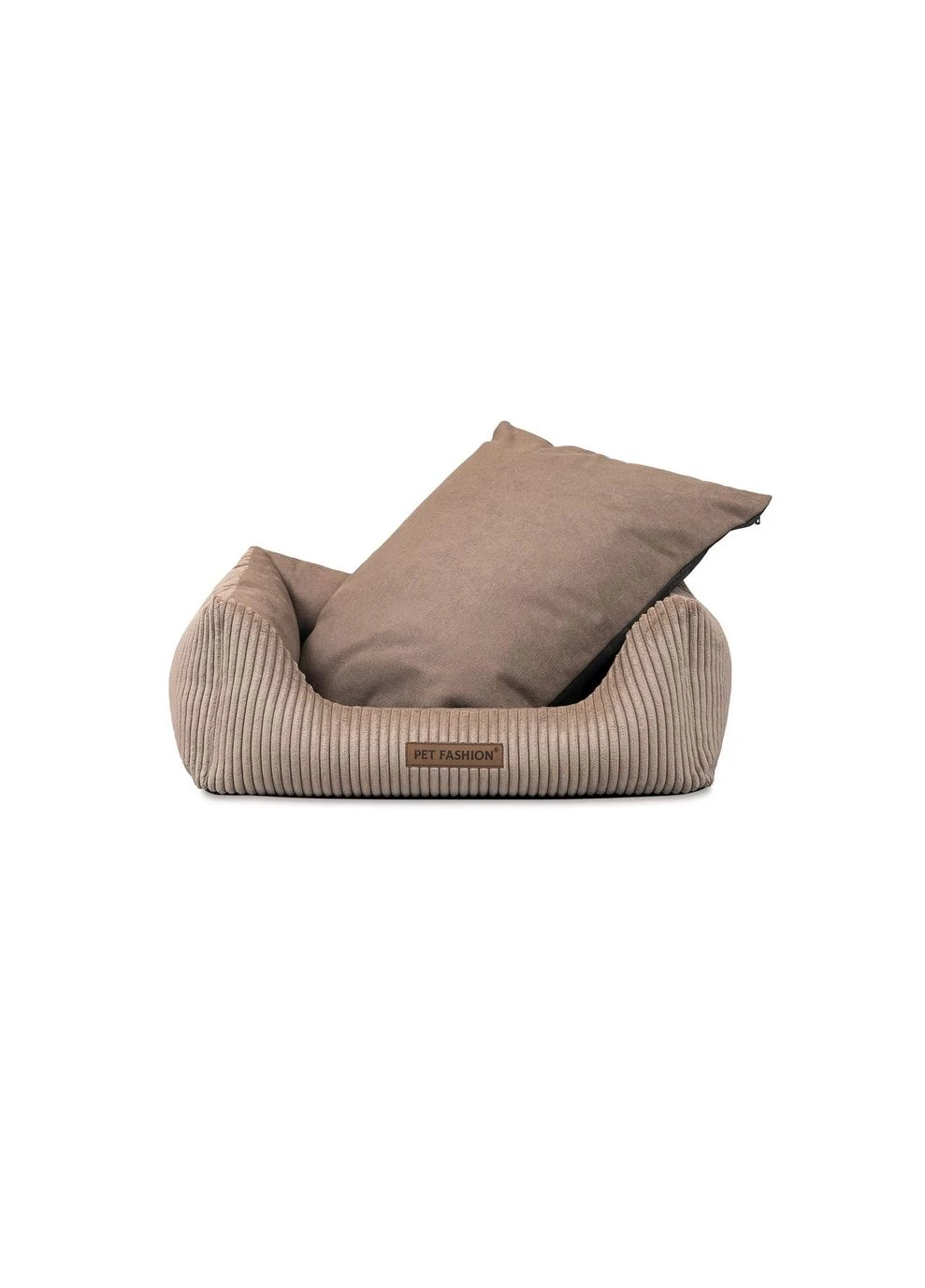 Лежак для собак Devid пісочний, 62х50х19 см Pet Fashion (368720308)