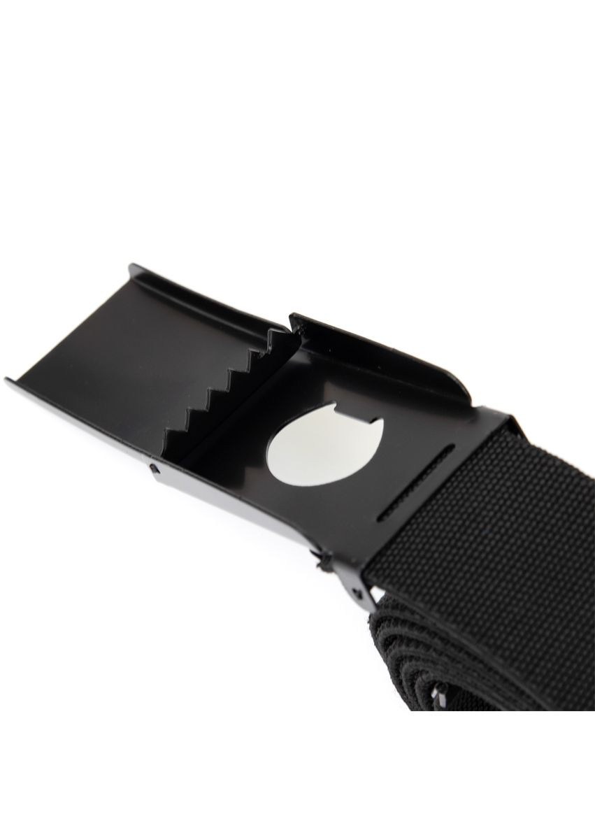 Текстильный ремень с черной пряжкой 20530 Черный Vintage (337353210)