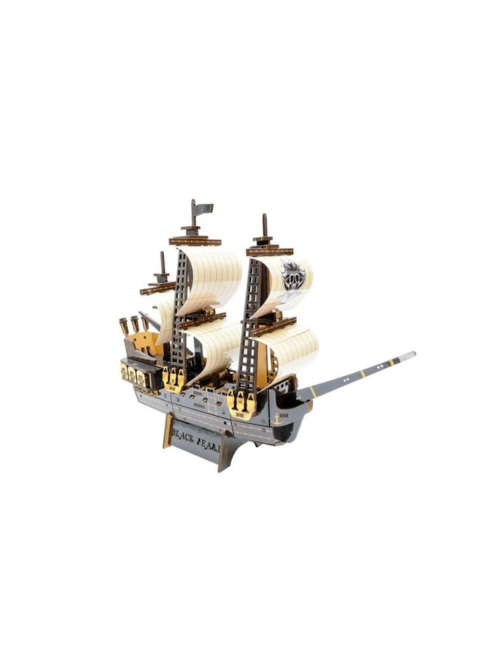 Дерев'яний 3D конструктор "Піратський корабель" Puz-00928, 196 деталей PuzzleOK (389137141)