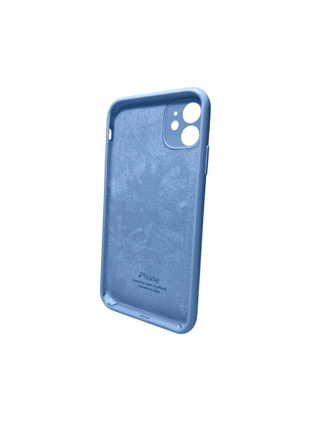 Чохол для смартфона Silicone Full Case AA Camera Protect для Apple iPhone 11 кругл 49,Cornflower Silicone Case (382475074)
