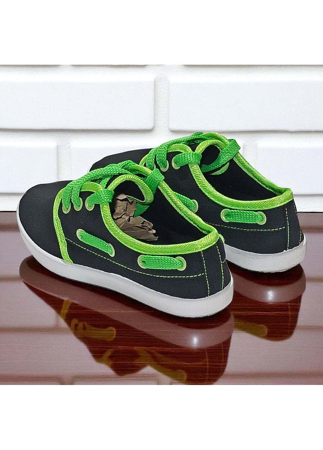 Черные текстильные кеди для мальчика в школу Леопард