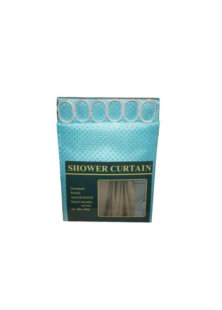 Штора для ванної Тканина Піка 180*180 см бірюза No Brand (370286415)
