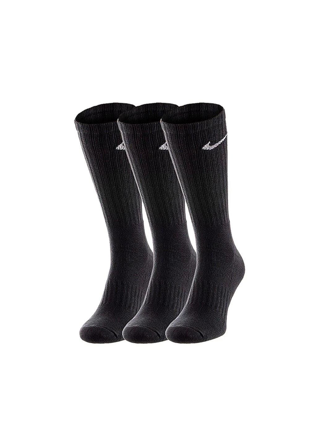 Чорні шкарпетки u nk v cush crew 3p value 108 Nike (278601600)