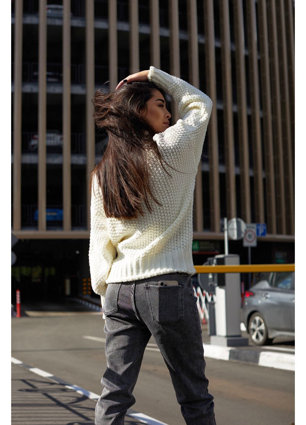 Білий демісезонний светр s070.4945 Seventeen