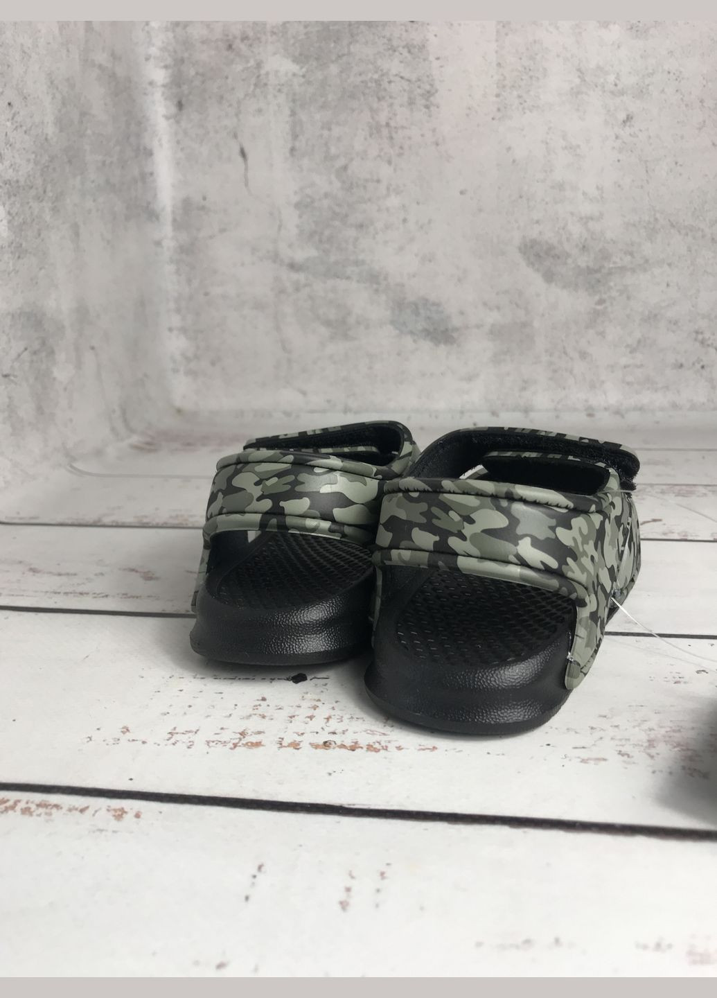 Хаки повседневные, пляжные сандалии босоножки детские на мальчика eva зеленый (257) American Club на липучке