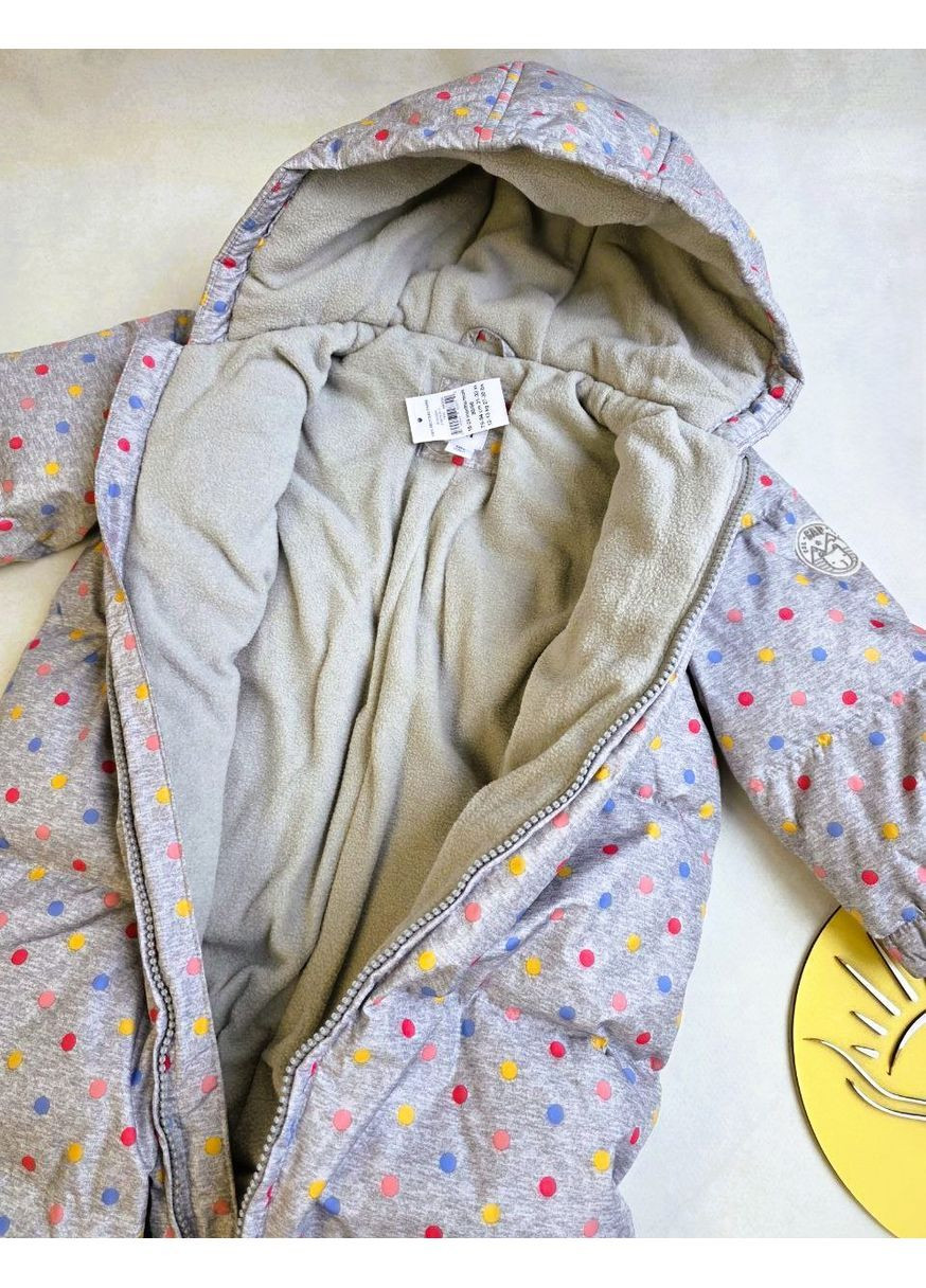 Детский зимний комбинезон на флисе для девочек Gap Комбінезон (370378532)