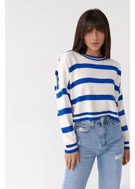 Вкорочений джемпер у смужку No Brand (362441863)