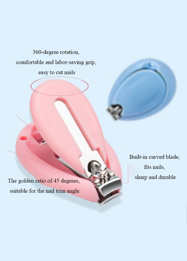 Манікюрний набір 4 од. у футлярі Бірюзовий Mommy Bag (280941889)