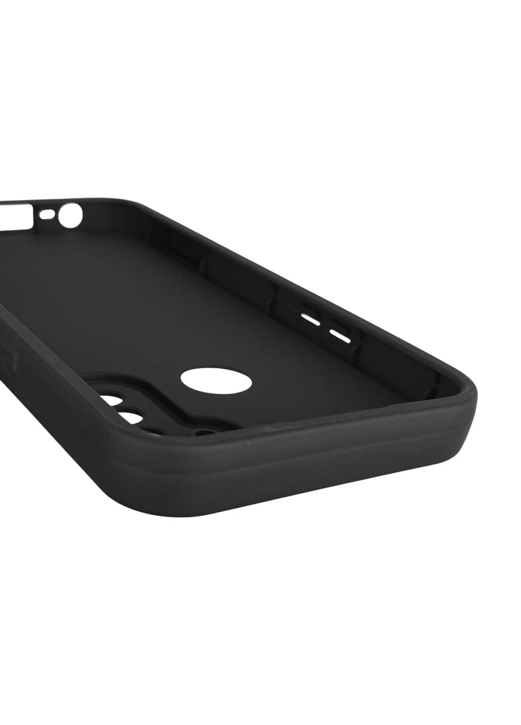 Чохол силіконовий Soft Touch з 3D принтом для 6i чорний (Повний захист камери) Realme (371652773)