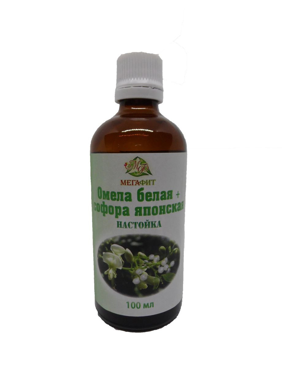 Настоянка "Омела біла і софора японська" 100 мл Мегафит (323224695)