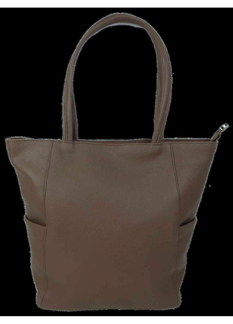 Жіноча шкіряна сумка на двох ручках, Україна коричнева Borsacomoda (348516827)