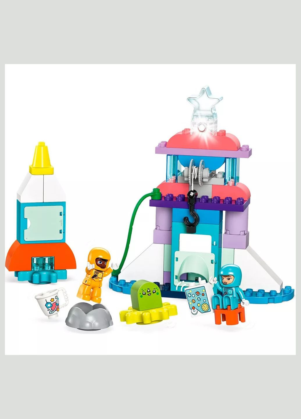 Конструктор Duplo 3в1 Пригоди на космічному шатлі (10422) Lego (333252424)