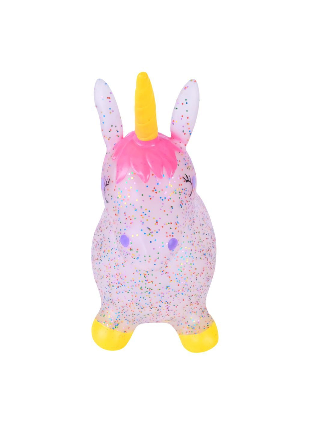 Резиновий дитячий стрибун Єдиноріг 1300 г, розмір 60x30 см, в асортименті - No Brand RB24369 (371927041)