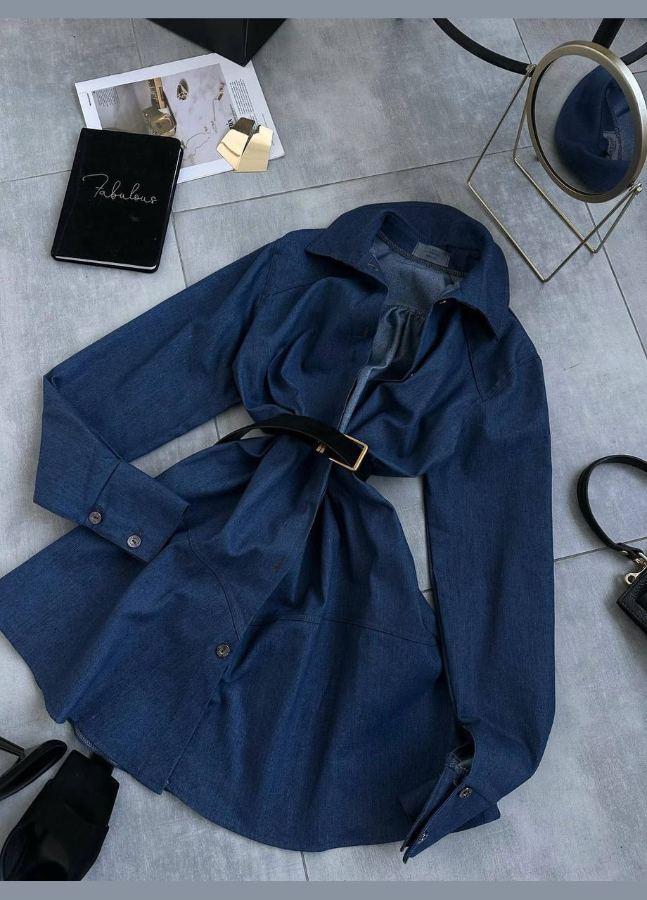 Синя стильна джинсова сукня💎 Luna