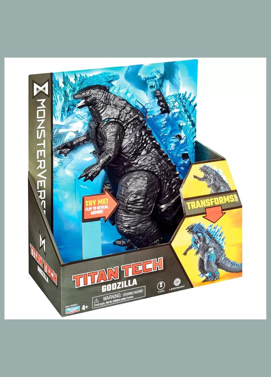 Фигурка Titan Tech Годзилла 20 см (34931) Godzilla vs. Kong (330058084)
