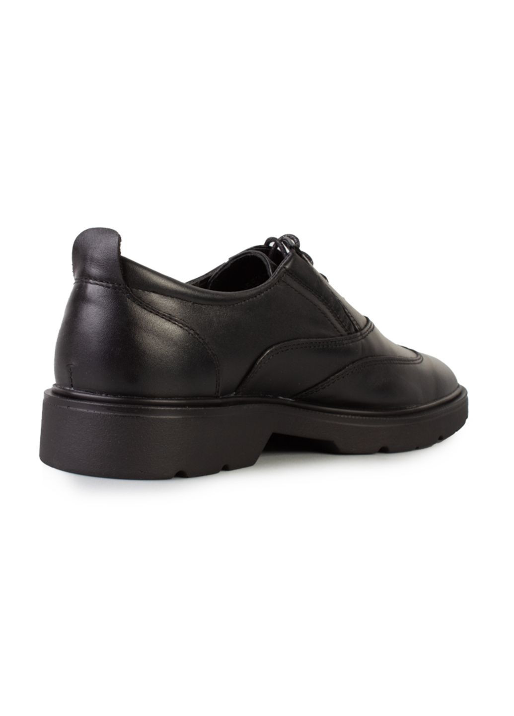 Черные повседневные туфли мужские бренда 9200551_(1) ModaMilano на шнурках