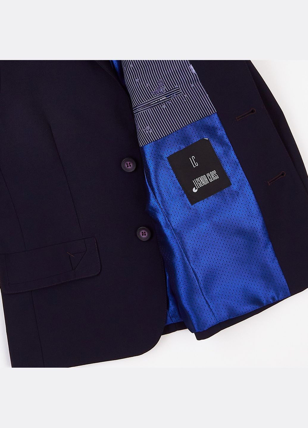 Синій демісезонний класичний костюи LC 4к.1