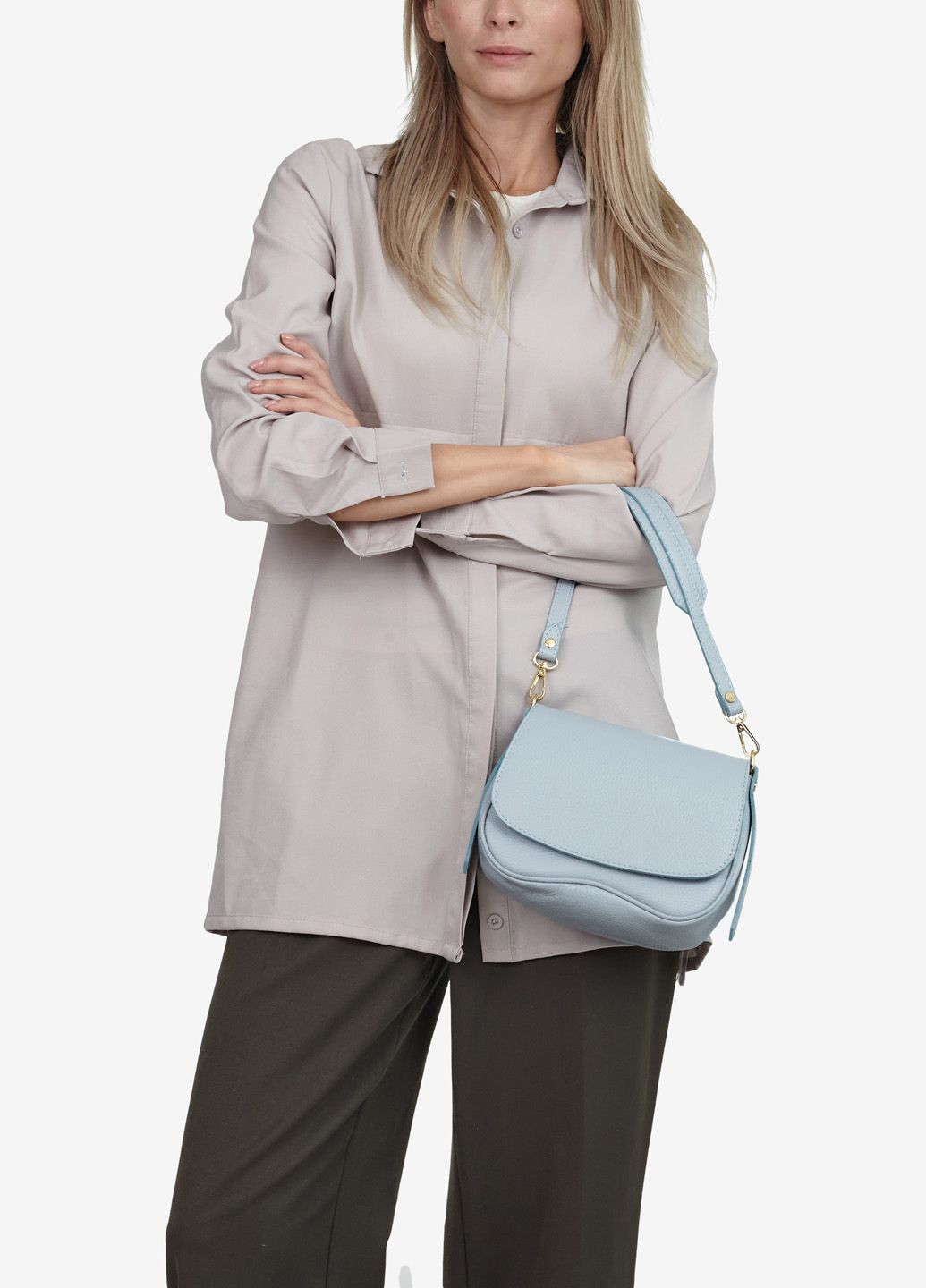 Сумка женская кожаная кросс-боди маленькая Сrossbody Regina Notte (295261997)