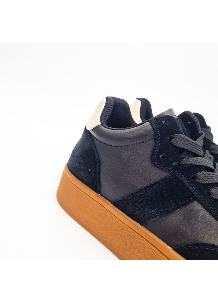 Кросівки (р) Замшa/Шкіра 0-1-1-AM-5832-2-1 Baderus чорні (359377067)