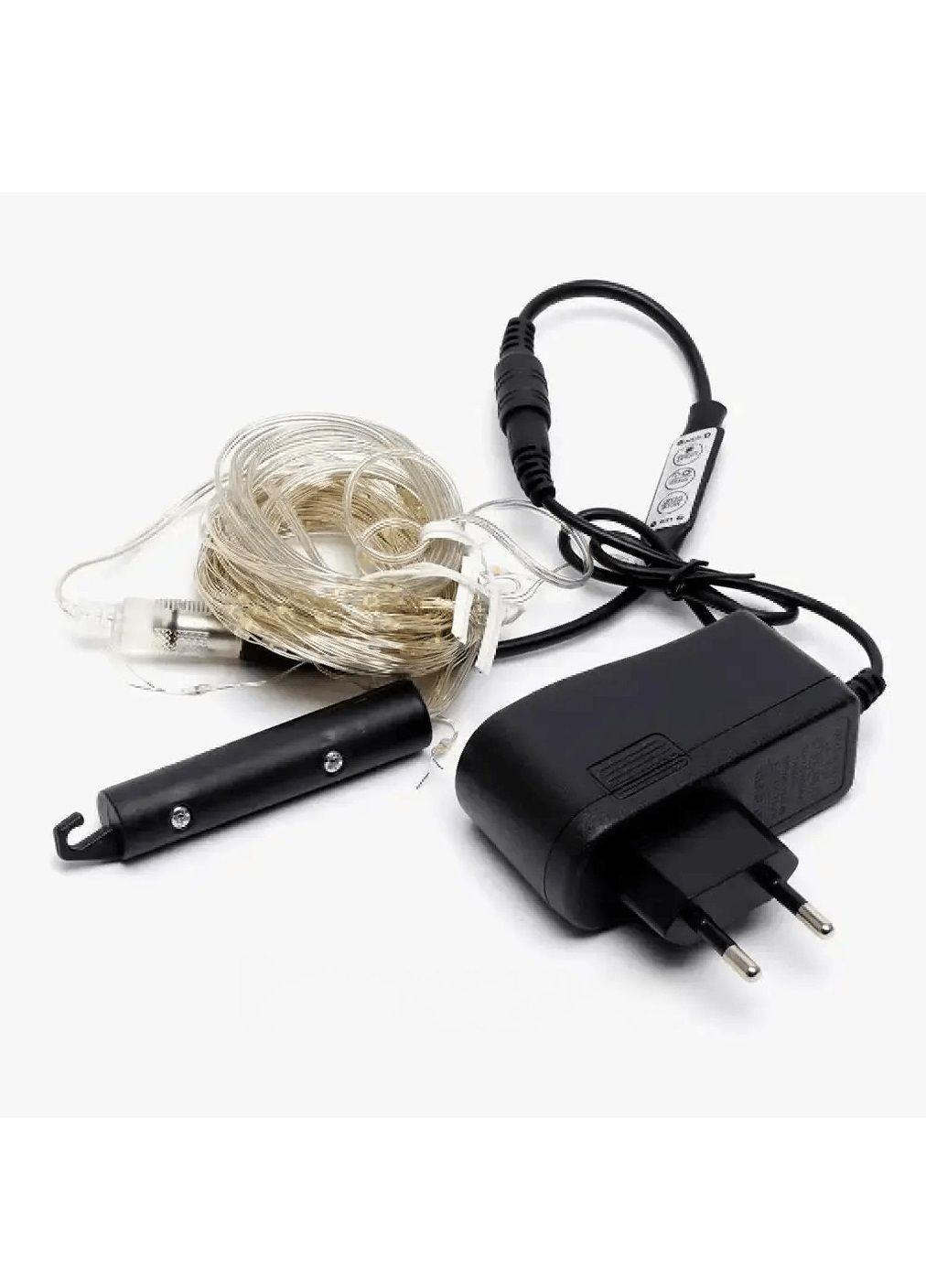 Светодиодная комнатная внутренняя гирлянда конский хвост с работой от сети 400 LED (478655-Prob) Теплая белая 2 метра Unbranded (307994194)