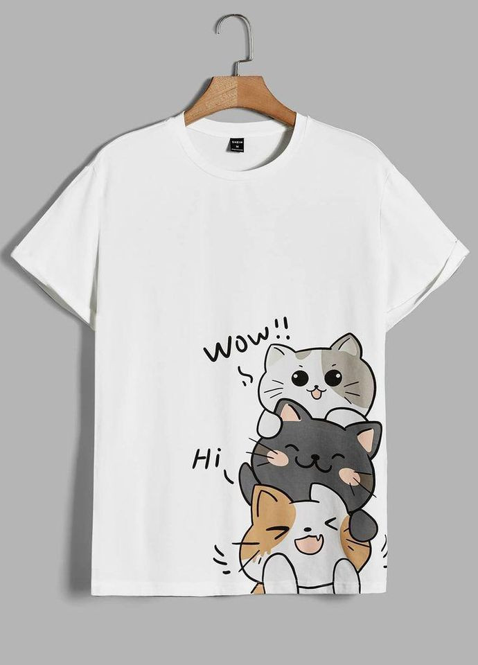 Біла літня футболка для дівчинки дитяча біла 2647142098 No Brand