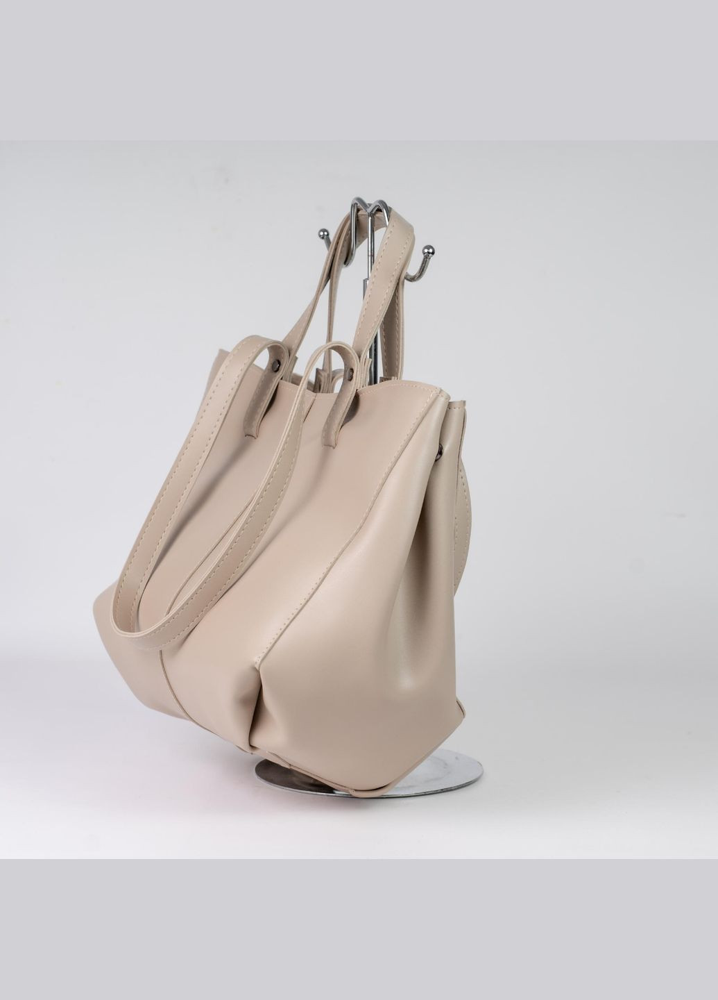 Сумка жіноча Шопер функціональна бежева з екошкіри NIUNIU (336493048)