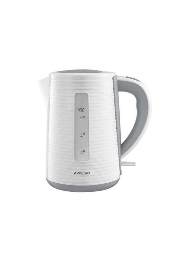 Электрочайник EKL-F17WG White, 2150W, 1.7 л, дисковый, пластик, индикатор уровня воды Ardesto (333317116)