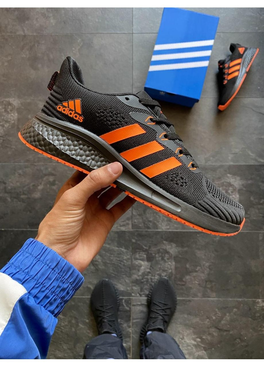 КРОСІВКИ ЖІНОЧІ ADIDAS RUNNER BLACK ORANGE АДІДАС No Brand чорні демісезони (368867640)