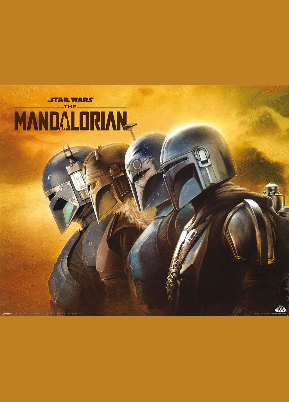 Постер плакат "Звёздные Войны: Мандалорец (Мандалорское Кредо)" 40x50см (ps-104230) Pyramid International (334325624)