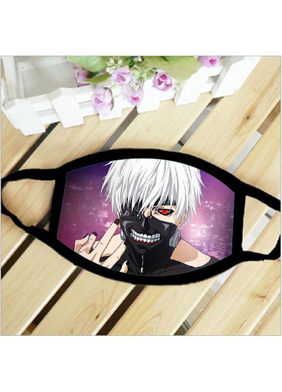 Маска защитная на лицо аниме Токийский игр Tokyo Ghoul косплей 17х11 см (ms097) No Brand (360802114)