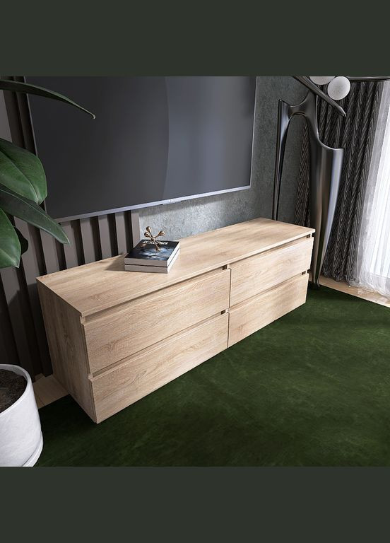 Тумба під телевізор ЛТВ-1400 Лайт 140х38х49 см (EVR-4671) Еверест (311685954)