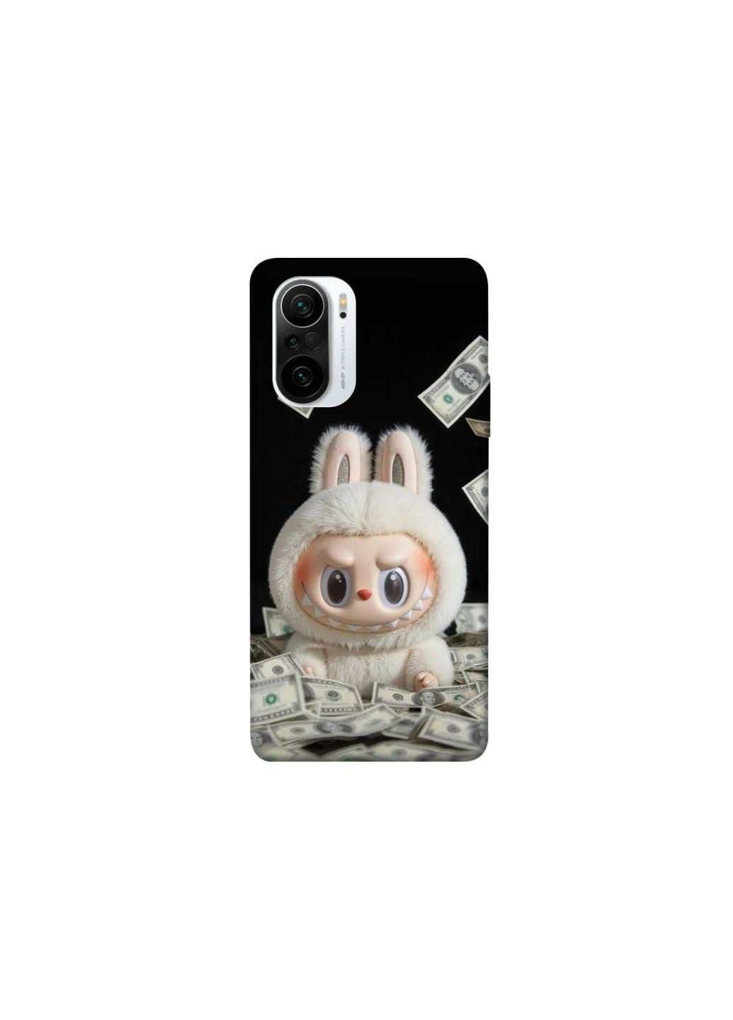Чехол на Xiaomi Redmi K40 / K40 Pro / K40 Pro+ / Poco F3 Dollar Labubu Frontalka (354687486)