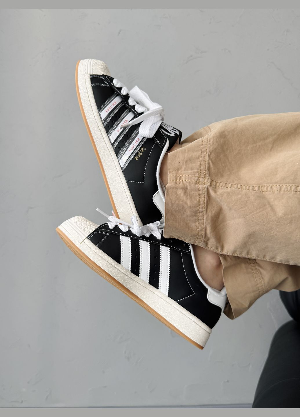 Кросівки жіночі і чоловічі Adidas Superstar x Korn Black White | Адідас Суперстар чорні No Brand чорні демісезони (340116930)