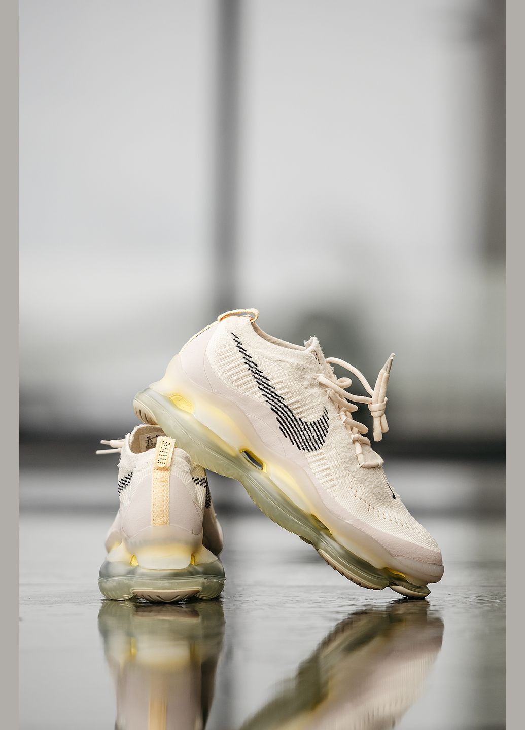 Бежеві Осінні кросівки чоловічі і жіночі nike air max scorpion fk beige | найк аір макс скорпіон фк бежевий No Brand