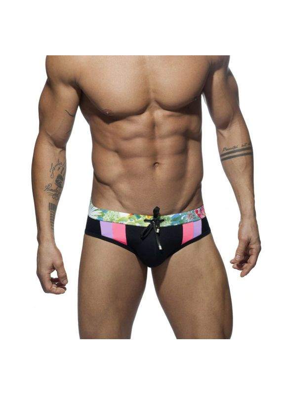 Мужские черные пляжные, спортивные, повседневные, кэжуал мужские плавки брифы темно-синий 6758 брифы Sport Line