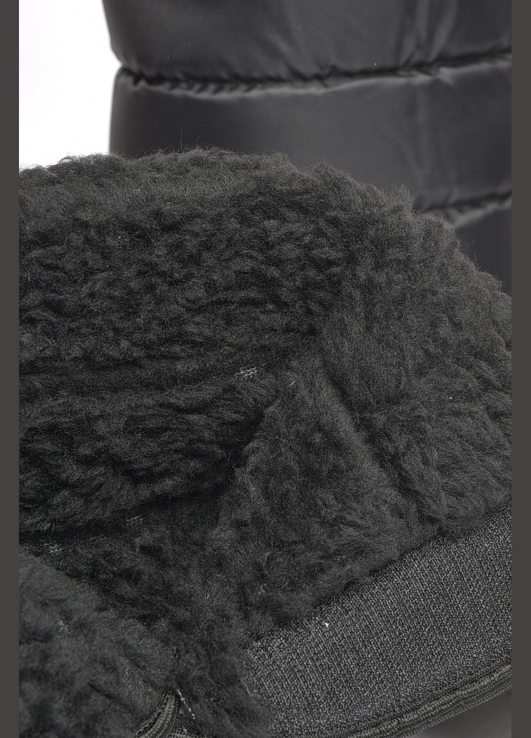 Дутики чоловічі піна на хутрі чорного кольору Let's Shop (302661240)