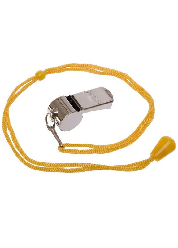 Свисток суддівський металевий хромований (на шнурі) (A-602) Acme (361439037)