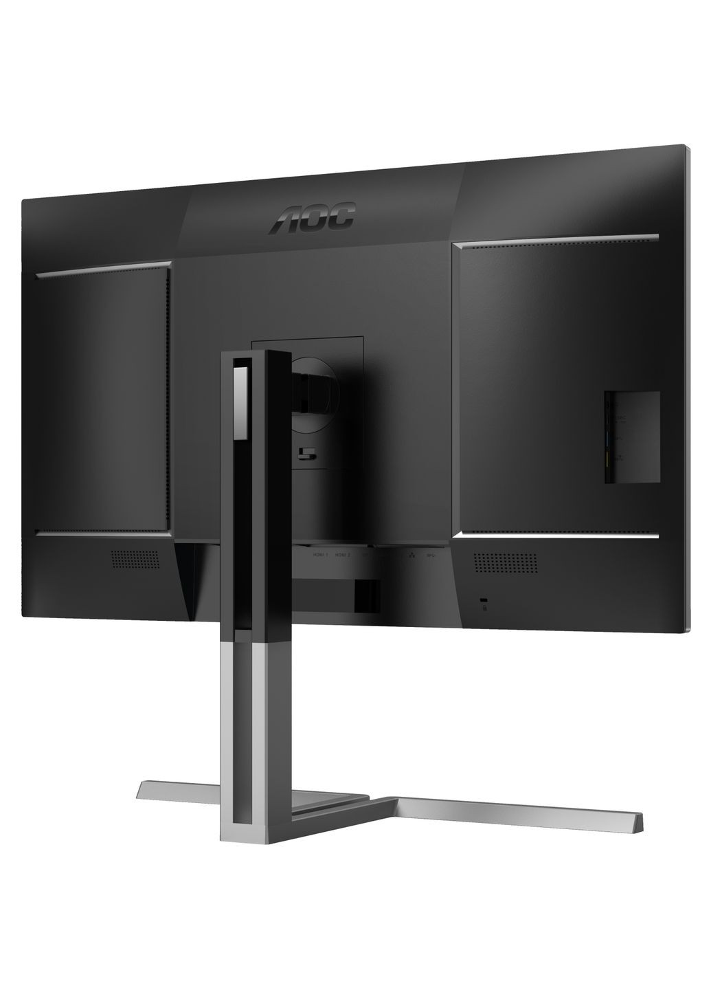 TFT 31.5` U32U3CV, Nano IPS, UHD, 2xHDMI, DP, USB-C, RJ-45, USB-hub, HAS, Pivot, кол.,чорно-сріб AOC (314747951)