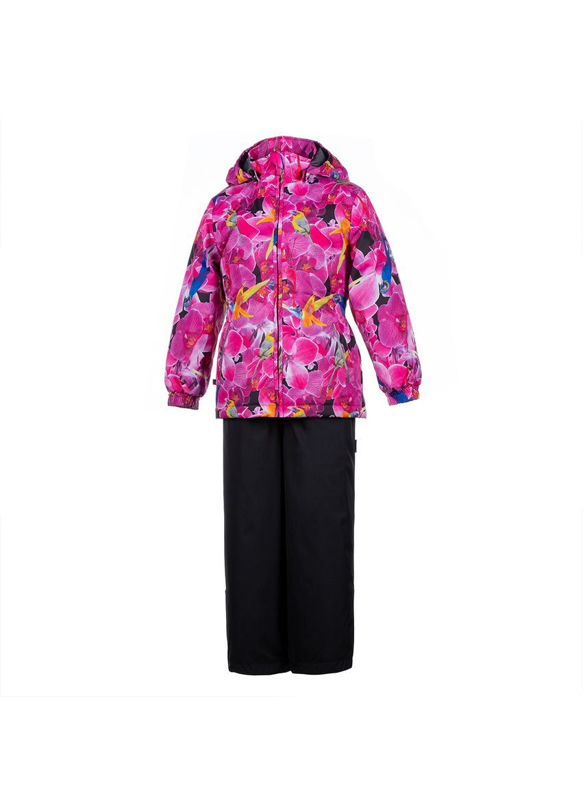 Фуксиновая комплект yonne fuchsia pattern/black, полиэстер, р.92, фуксия с черным () Huppa 41260014-91263-092