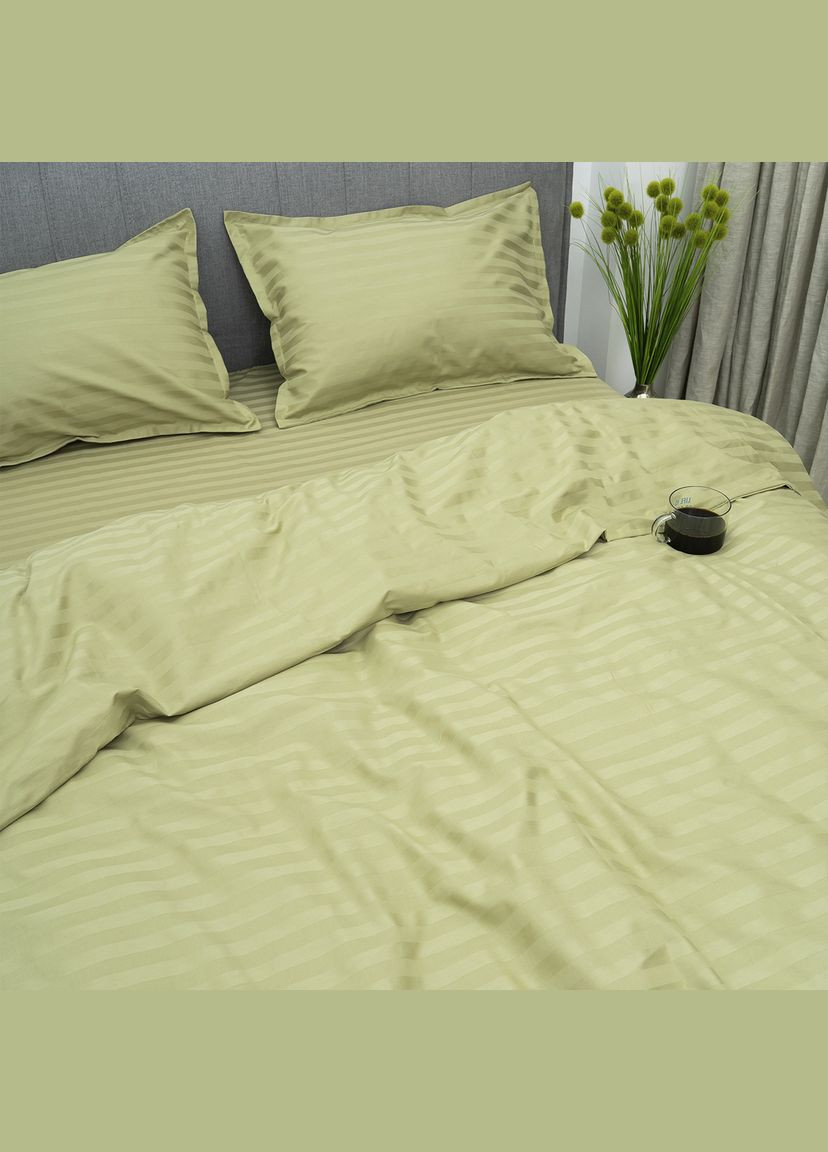 Комплект постельного белья Полуторный Сатин Stripe 87 Tiare (365289313)