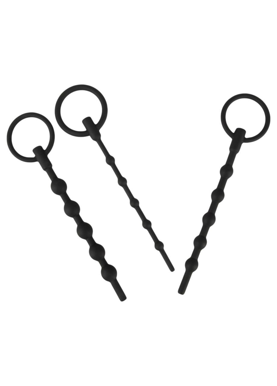 Набор уретральных расширителей Penisplug Training Set 3 штуки силиконовые с шариками Orion (356509015)