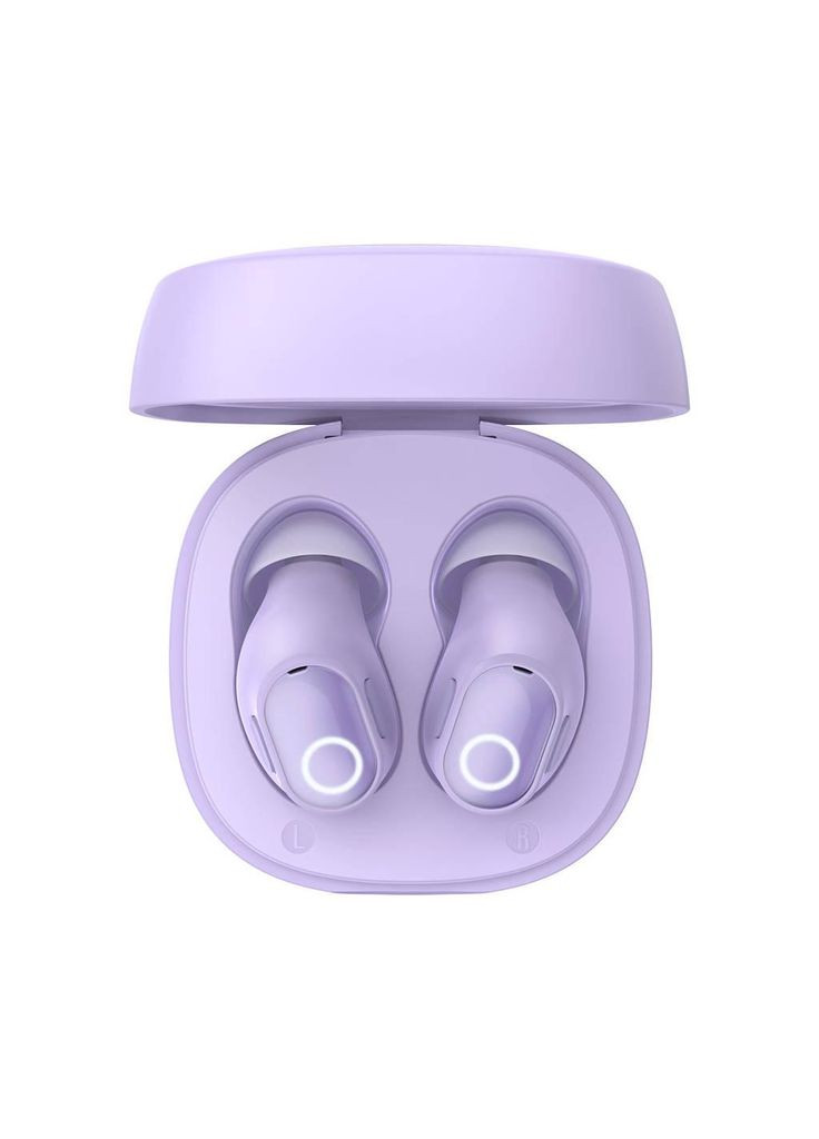 Бездротові навушники Bowie wm02+ NGTW280105 стереогарнітура в кейсі фіолетова Baseus (284120179)
